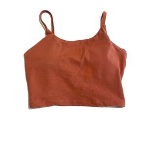 Five One size Medium Rust Coper Cropped Yoga Cami